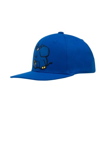 Logoshirt Snapback Cap Maus - Elefant sitzt in blau