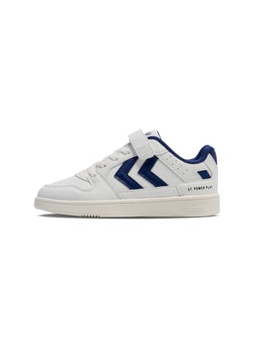 Hummel Elastische Schnürsenkel Sneaker St Power Lebensstil Kinder in WHITE/BLUE