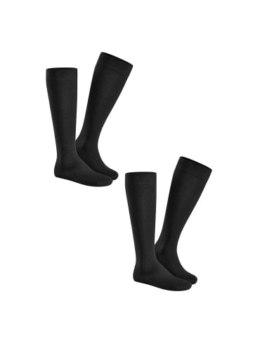 Hudson Kniestrümpfe Only 2-Pack wärmend in Black