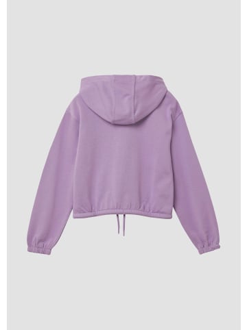 s.Oliver Sweatshirt Jacke in 4719_lavendel