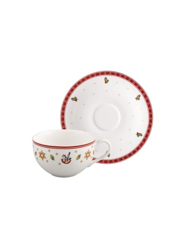 Villeroy & Boch 2er Set Kaffeetasse mit Untertasse Toy's Delight 170 ml weiß in weiß