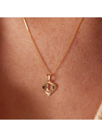 Lucardi 375 Gold Anhänger "Buchstabe N" Buchstabe