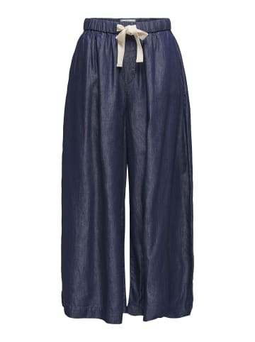 ONLY Jeans mit weitem Bein in Dark Blue Denim