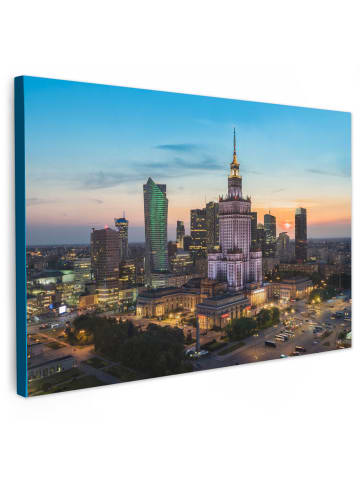 OnlyWow Leinwand Bilder Erleuchtete Stadt