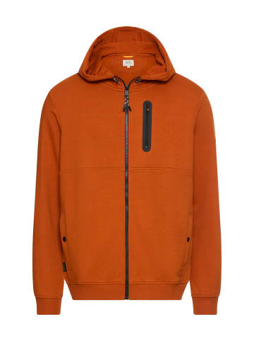 Camel Active Sweatjacke mit Kapuze in Zimt