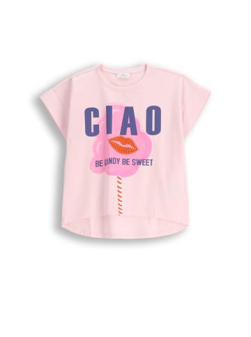 Coccodrillo T-Shirt mit kurzen Ärmeln in rosa