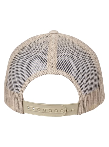  Flexfit  Flexfit Unisex Retro Trucker Colored Front in khaki/white/khaki