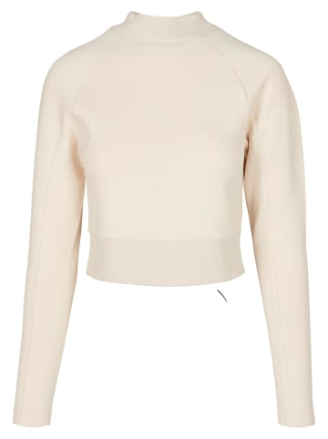Urban Classics Urban Classics Damen Ladies Interlock Short Turtleneck Crew in sand