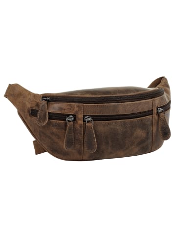 Bagan Gürteltasche echt Leder in braun