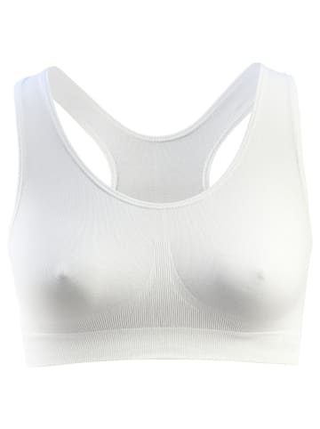 Yenita® Seamless Bustier 3er Set Wohlfühl-BH in weiss