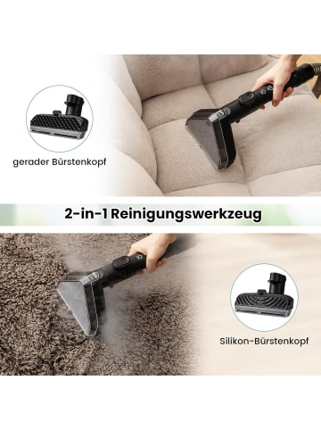 COSTWAY 1800W Polsterreiniger Gerät in Schwarz