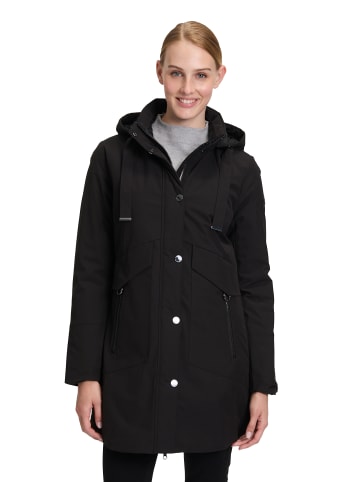 Betty Barclay Outdoorjacke mit abnehmbarer Kapuze in Schwarz