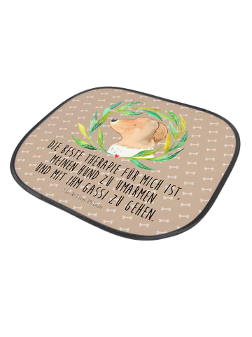 Mr. & Mrs. Panda Sonnenschutz für Autoscheiben Hund Blumen mit S... in Hundeglück