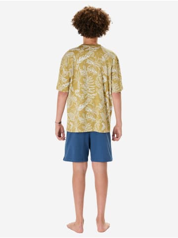 Schiesser Pyjama Nightwear in khaki