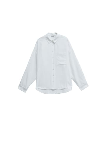 Salsa Jeans Langarmbluse Oversize Basic in White
