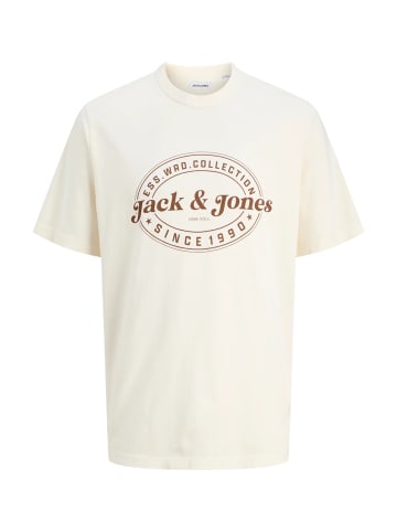 Jack & Jones T-Shirt 'Dover' in beige