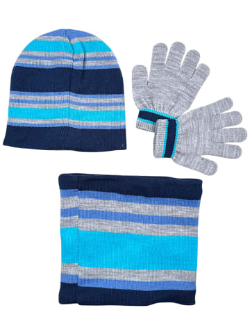 Lilo & Stitch 3-tlg. Winter Mütze Set: Disney Stitch  in Grau