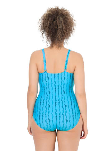 Ulla Popken Badeanzug in türkis