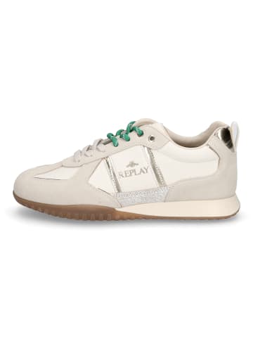 Replay Sneaker Anya City in Beige Weiß