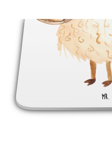 Mr. & Mrs. Panda Tassenuntersetzer Sternzeichen Widder ohne Spruch in Weiß