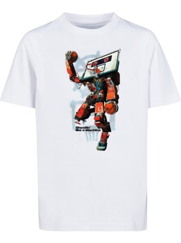 Mister Tee Shirt "Ballin Robot Tee" in Weiß