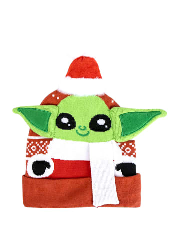 Cerda Weihnachtsmütze Star Wars Grogu 3D-Ohren in Rot