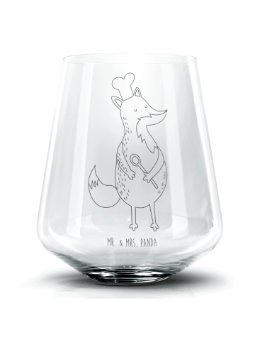 Mr. & Mrs. Panda Tumbler Fuchs Koch ohne Spruch in Transparent