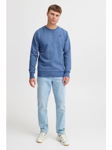 !SOLID Sweatshirt SDBenn O-Neck 21102520ME Sweatpullover mit weicher Fleece-Innenseite in Blau