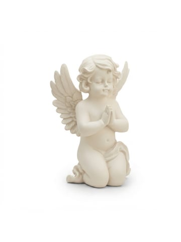 relaxdays Grabengel in Creme - (B)22,5 x (H)36 x (T)18 cm