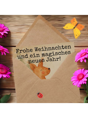 Mr. & Mrs. Panda Einladungskarte Eichhörnchen Weihnachten Design... in Weiß