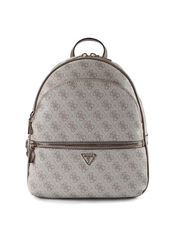 Guess Manhattan II Daypack 33 cm in dark taupe logo