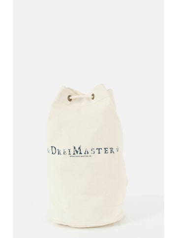 DreiMaster Vintage Strickpullover + Shopping Bag - Set in Wollweiss Dunkelrot