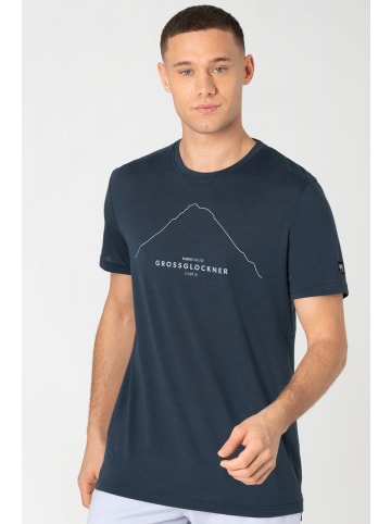 super.natural Merino T-Shirt in blau