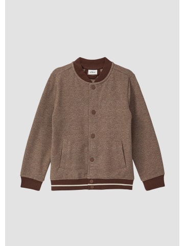 s.Oliver Sweatshirt Jacke in 86X2_braun