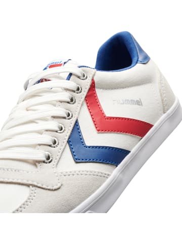 Hummel Schnürsenkel Sneaker Hummel Slimmer Erwachsene in WHITE/BLUE/RED/GUM