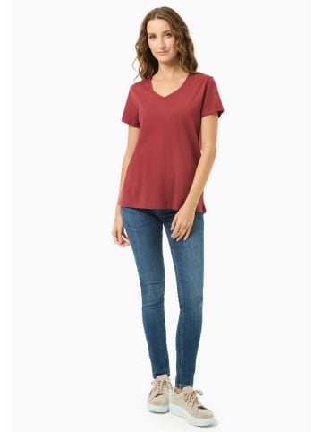 Organication T-Shirt "WCASUAL002" in Merlot