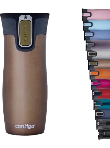 contigo Thermobecher West Loop Autoseal Edelstahl Isolierbecher 470 ml Farbe: Latte