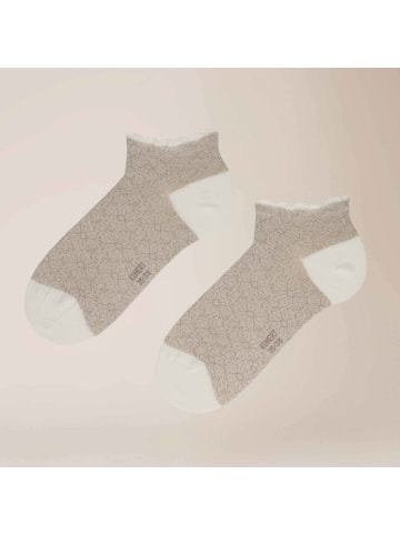 Kunert Sneakersocken Summer Flower Blumenmuster in White