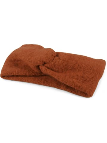 styleBREAKER Strick Stirnband in Cognac