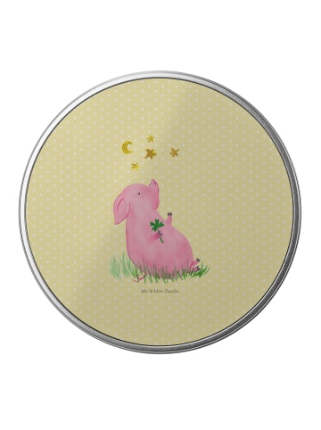 Mr. & Mrs. Panda bonbondose Schwein Glück ohne Spruch in Gelb Pastell