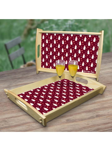 Mr. & Mrs. Panda Holztablett Einhorn Krankenschwester ohne Spruch in Rot