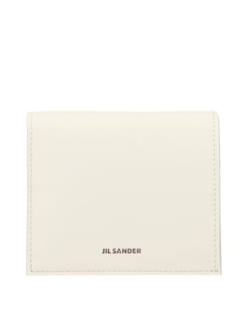 Jil Sander Weiß Leder Geldbörse