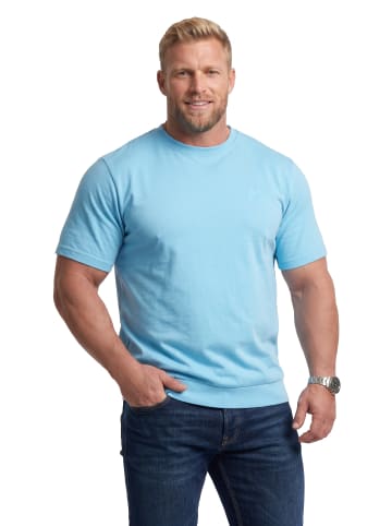 Men Plus Kurzarm T-Shirt in koralle