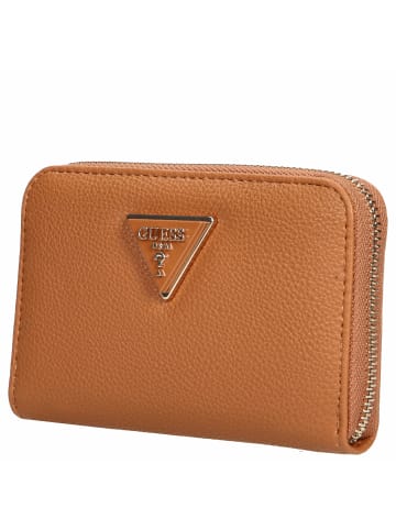 Guess Meridian - Geldbörse M 6cc 14 cm in cognac