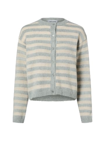 More & More Strickjacke in beige hellgrau - 0001