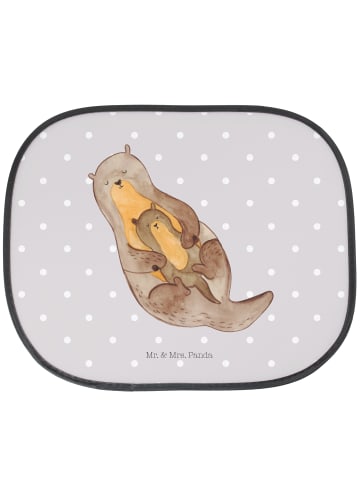 Mr. & Mrs. Panda Sonnenblende Auto Otter Kind ohne Spruch in Grau Pastell