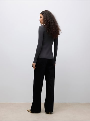 Vero Moda Strickjacke in Dark Grey Melange