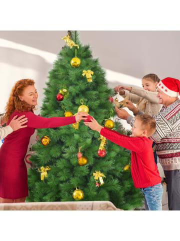 COSTWAY Künstlicher Weihnachtsbaum in Grün