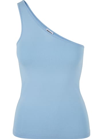 Urban Classics Urban Classics Damen Ladies Asymmetric Top in balticblue