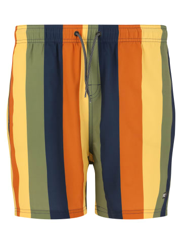 Cruz Badeshorts Pieter in Print 3634 Yellow Stripe